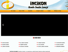 Tablet Screenshot of incikonbombe.com